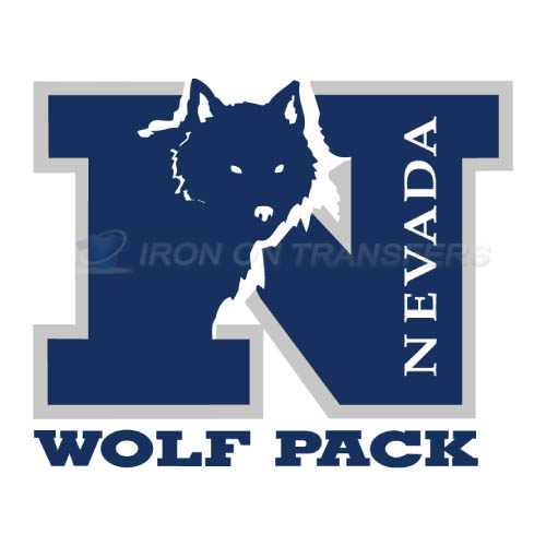 Nevada Wolf Pack Logo T-shirts Iron On Transfers N5401 - Click Image to Close